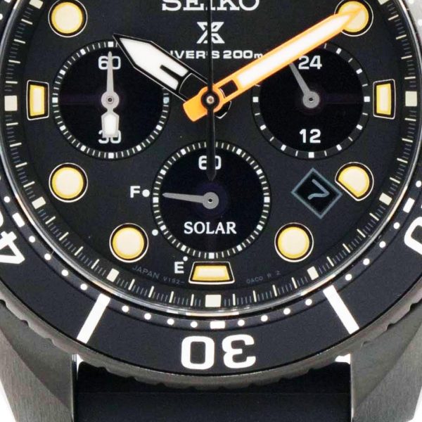 Seiko Chronograph NINJA Solar Black Series Limited Edition SSC761J1