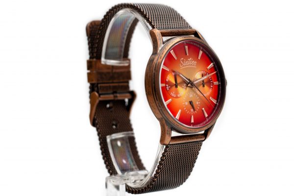 Sixties Armbanduhr Unisex – Analog mit Edelstahlarmband Exklusiver 60er Jahre Stil