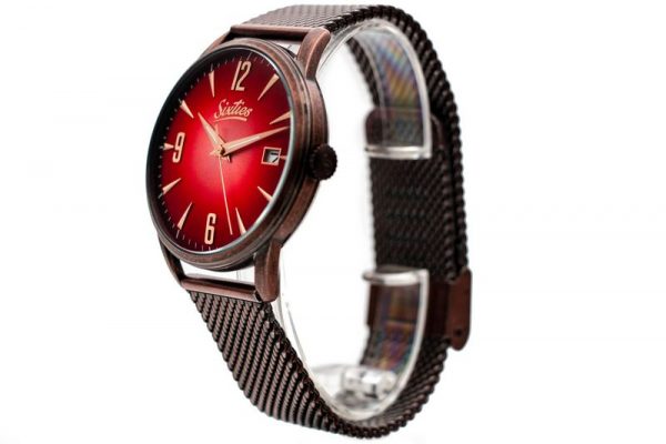 Sixties Rainbow Armbanduhr Unisex – Klassische Herrenuhr und Damenuhr Analog mit Edelstahlarmband